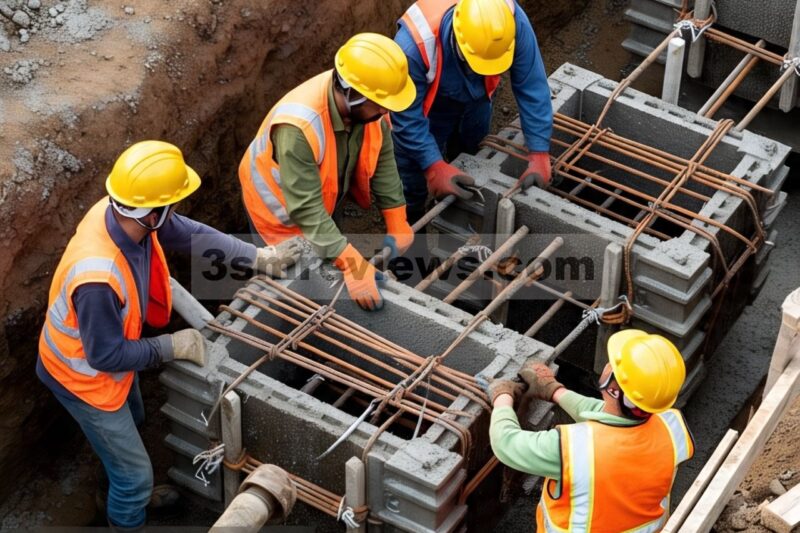 Kinerja lentur tiang pancang beton prategang persegi padat prategang yang diperkuat dengan untaian baja dan batang baja deformasi
