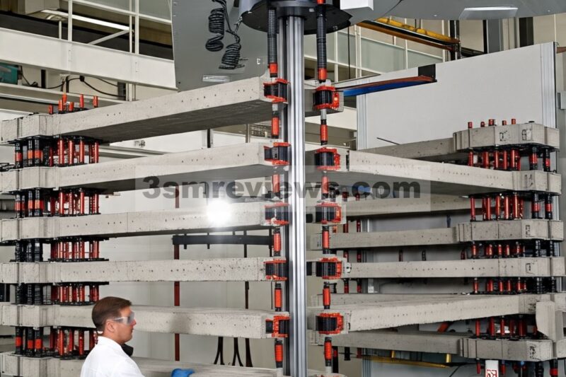 Desain dan uji kompresi aksial pada elemen batas dinding geser superimposed modular RC dengan konektor antar modul yang efisien