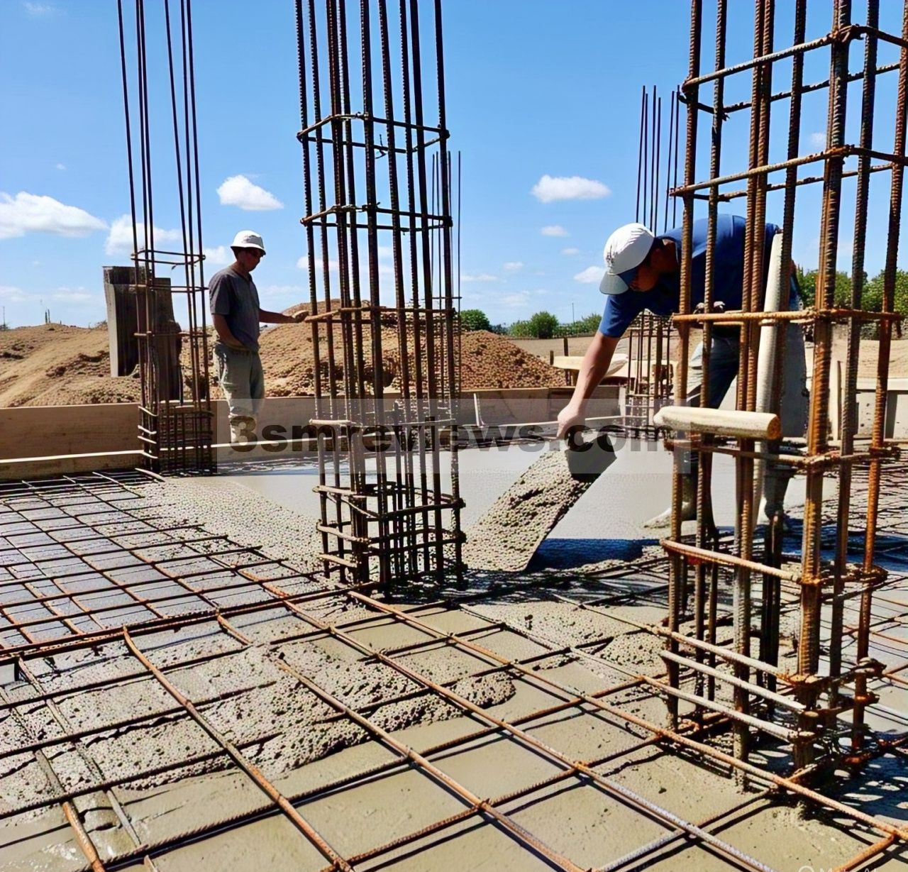 Pengaruh posisi pengecoran dan kedalaman tuangan beton terhadap kekuatan ikatan