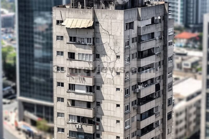 Penilaian timbulnya tekuk dinding global pada bangunan hunian beton bertulang tinggi