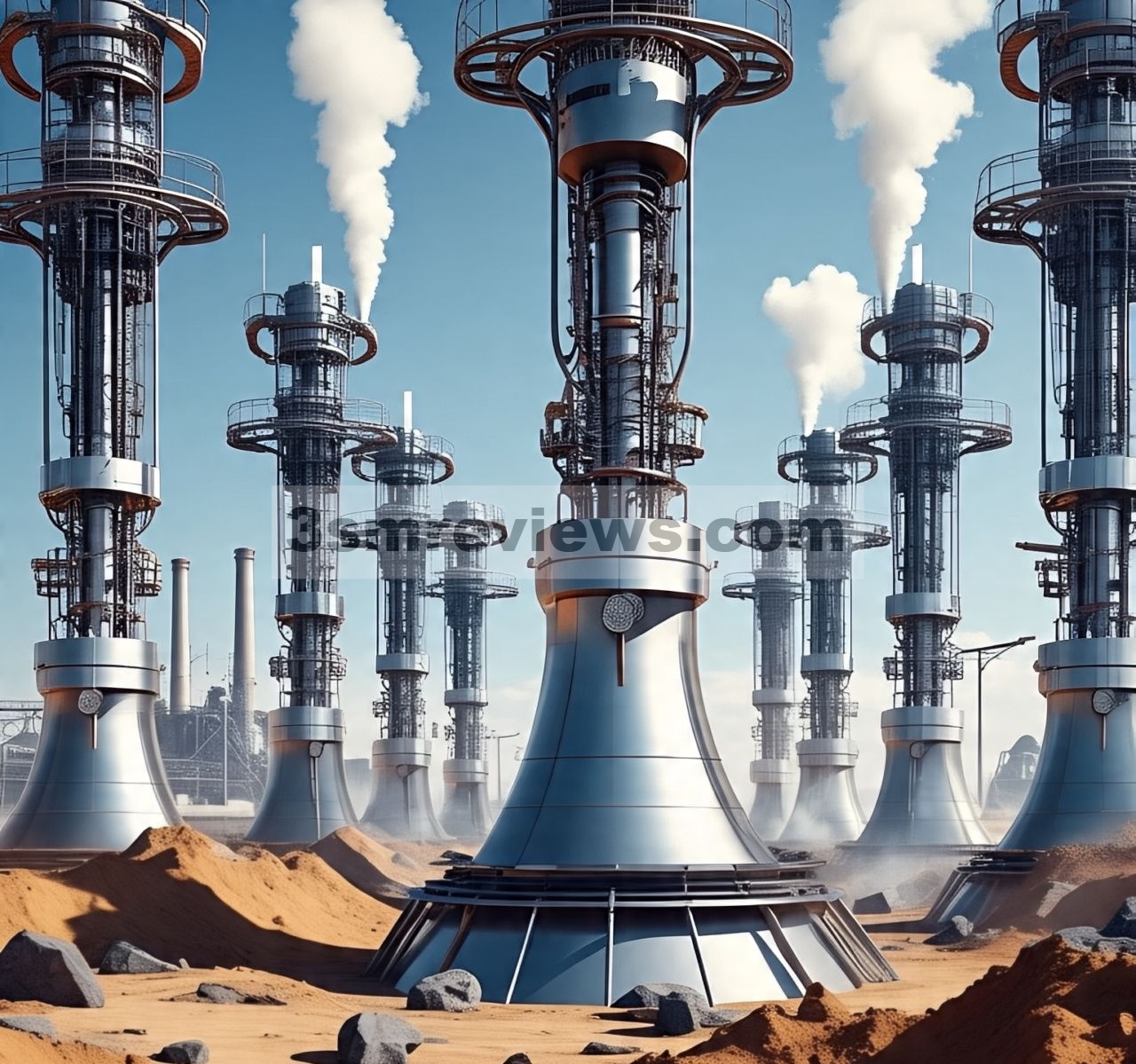 Stahl-Energiepfähle – dari Erde dalam Tenaga Kerja