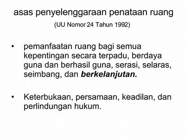 Kebijakan Tata Ruang
