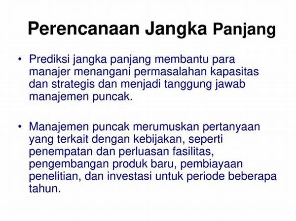 Perencanaan Jangka Panjang